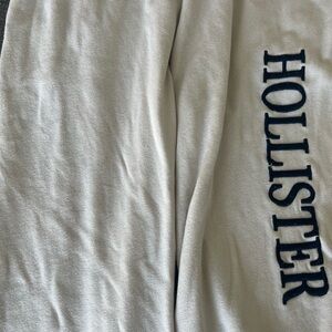 Hollister White Sweatpants